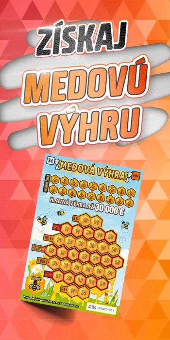 stierací žreb Žreb Medová výhra predná strana