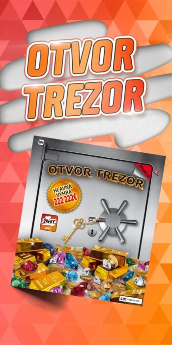 Žreb Otvor trezor predná strana