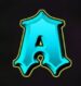 Symbol Písmeno A automatu Demon Master Street od Kajot