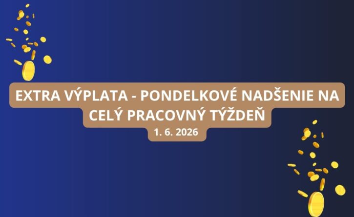 Extra výplatné na pondelok