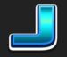 Symbol Písmeno J automatu Goooooal od Tech4bet