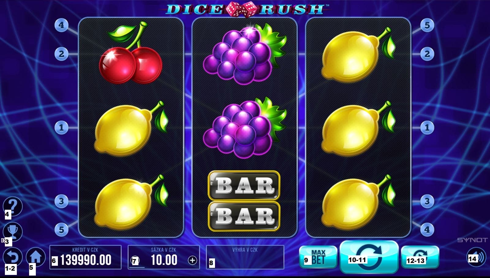 Ako hrať online hrací automat Dice Rush