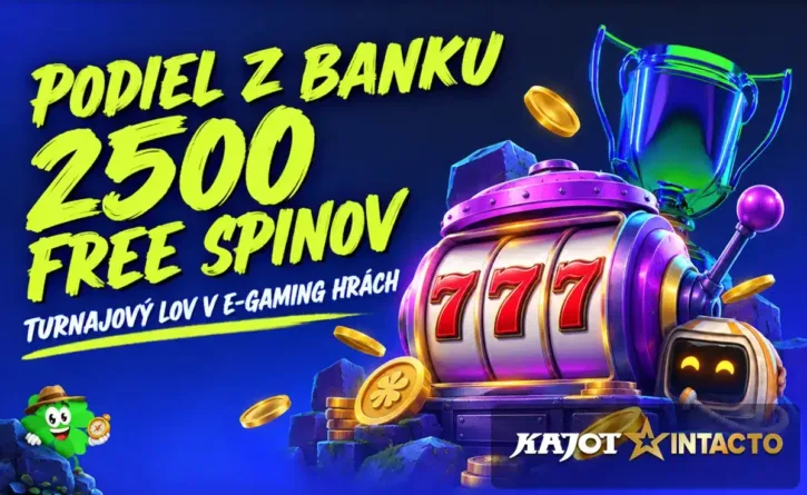 2500 free spinov v KajotIntacto