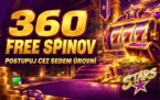 7 lucky levels v RebuyStars: 360 free spinov