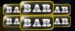 Symbol Žltý BAR automatu Dice Rush od Synot