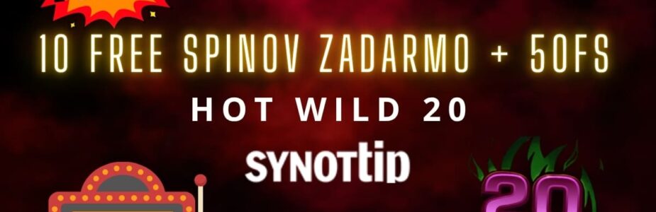 10 free spinov ZADARMO v Synottipe