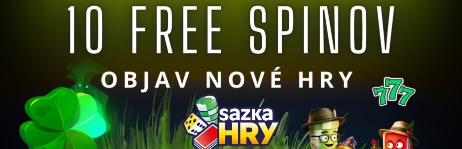 10 free spinov v SazkaHry novinky