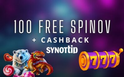 100 FS + Cashback v Synottipe