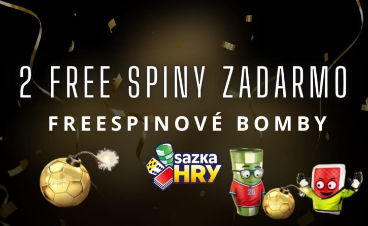 2 free spiny zadarmo v SazkaHry kasíne