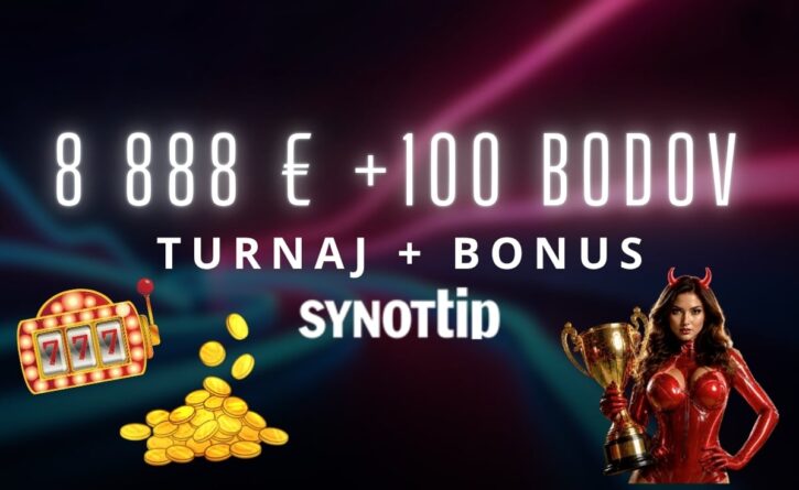 8 888 € + 100 benefit bodov v Synottipe