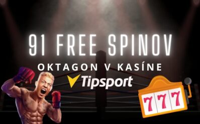 91 free spinov v Tipsport kasíne