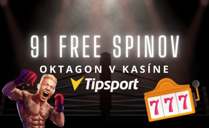 91 free spinov v Tipsport kasíne
