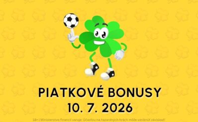 Free spiny a bonusy dnes 10. 7. 2026