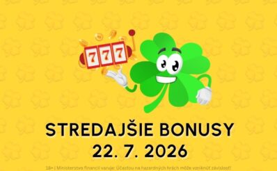 Free spiny a bonusy dnes 22. 7. 2026