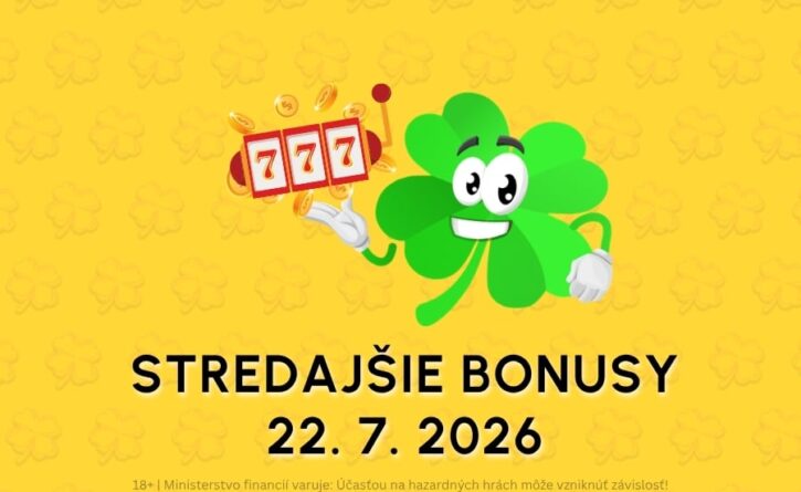 Free spiny a bonusy dnes 22. 7. 2026