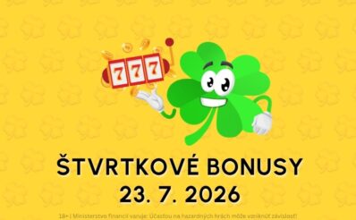 Free spiny a bonusy dnes 23. 7. 2026