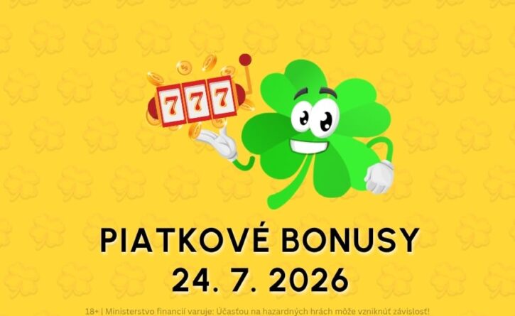 Free spiny a bonusy dnes 24. 7. 2026