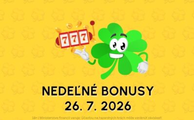 Free spiny a bonusy dnes 26.7.2026