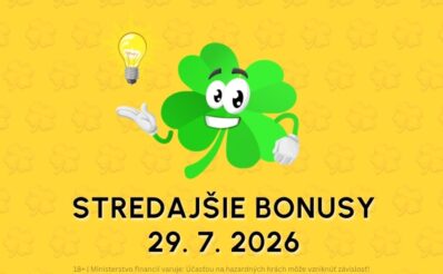 Free spiny a bonusy dnes 29.7. 2026