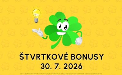 Free spiny a bonusy dnes 30. 7. 2026