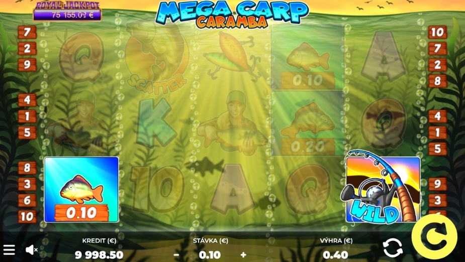 Téma a symboly Mega Carp Caramba