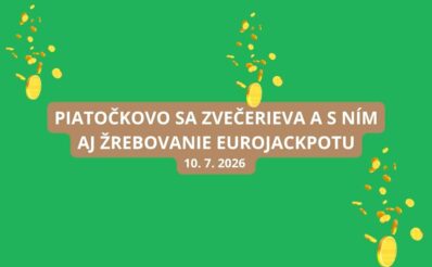 Eurojackpotový vrchol žrebovania sa blíži