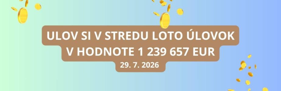 Loto žrebovanie v stredu
