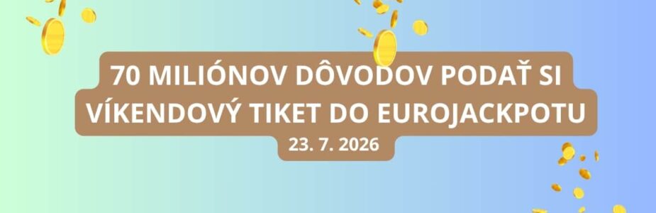 Piatkové žrebovanie Eurojackpotu