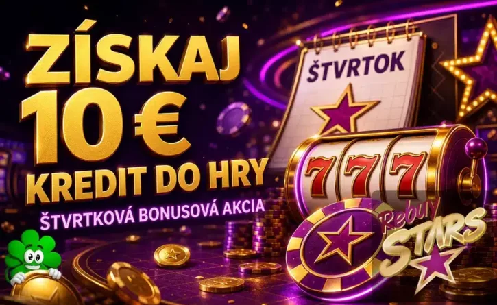 10 € do hry v Rebuzy Stars