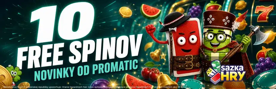 10 free spinov v SazkaHry