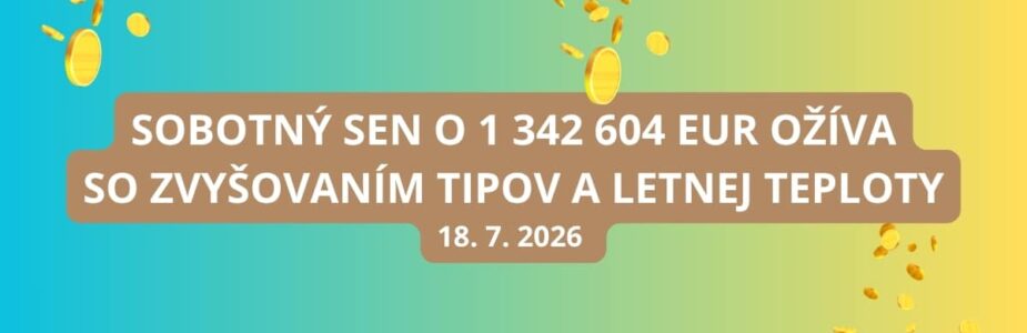 Sobotné žrebovanie Euromiliónov