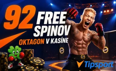 Oktagon: 92 free spinov v Tipsporte