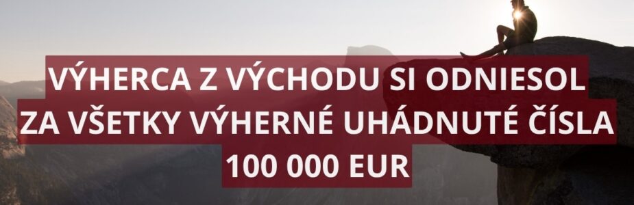Výhra v lotérii Všetko alebo nič