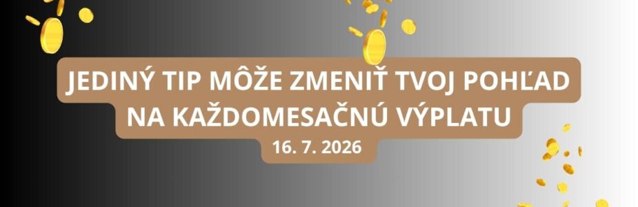 Štvrtkové žrebovanie Extra výplaty