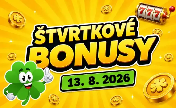 Free spiny a bonusy dnes 13. 8. 2026