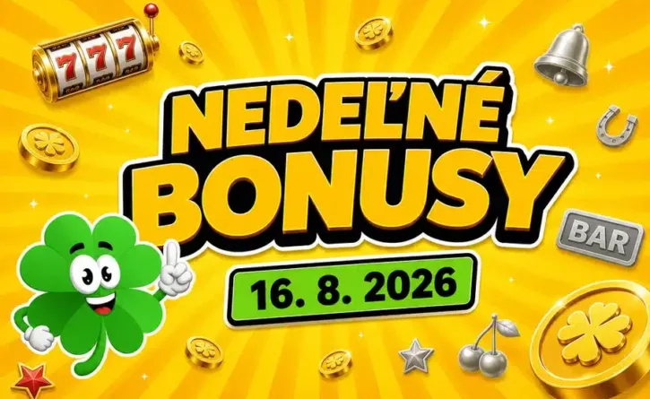 Free spiny a bonusy dnes 16. 8. 2026