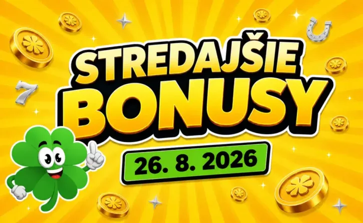 Free spiny a bonusy dnes 26. 8. 2026