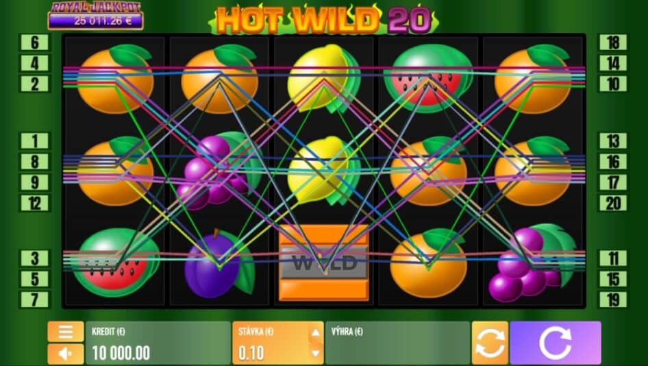 Hot Wild 20 od Tech4bet