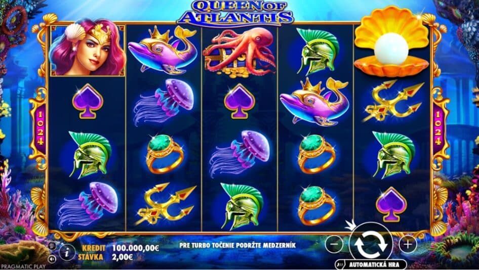 Queen of Atlantis od Pragmatic Play