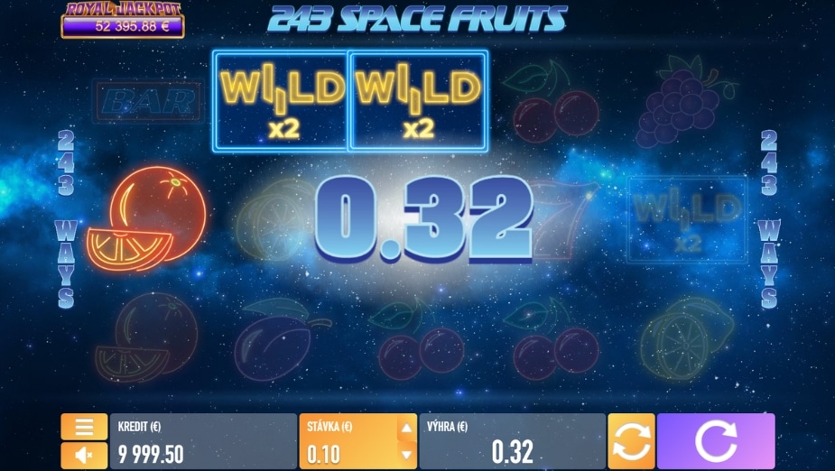 Téma a symboly 243 Space Fruits