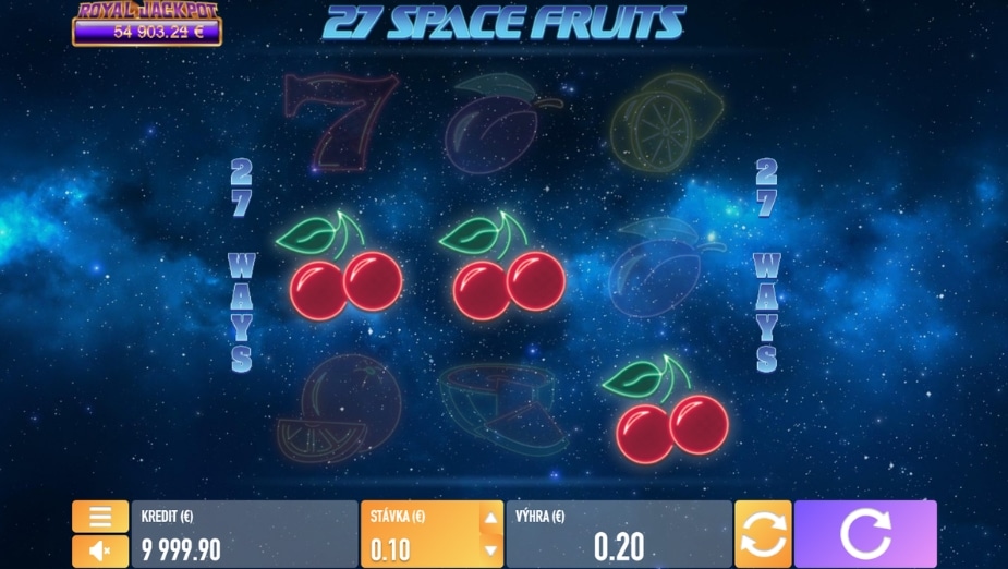 Téma a symboly 27 Space Fruits