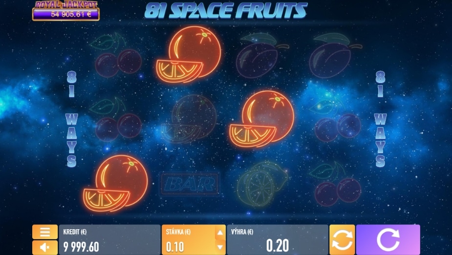 Téma a symboly 81 Space Fruits