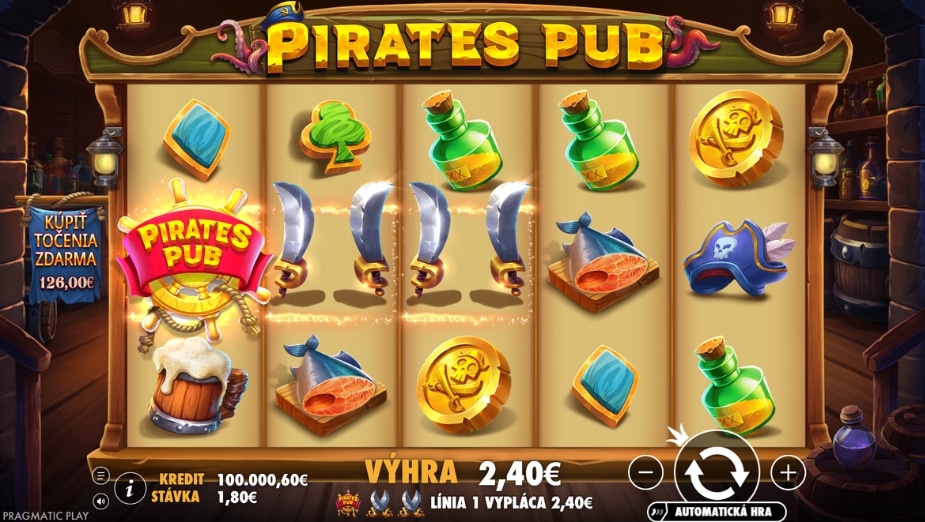 Téma a symboly Pirates Pub