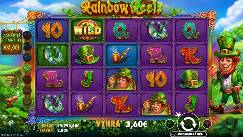 Téma a symboly Rainbow Reels