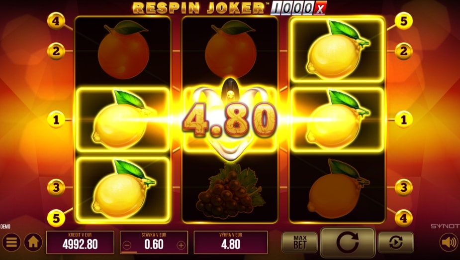Téma a symboly Respin Joker 1000