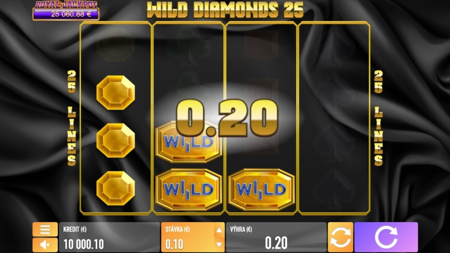 Téma a symboly Wild Diamonds 25