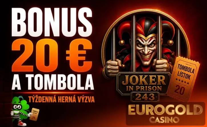 bonus 20 € + tombolové lístky