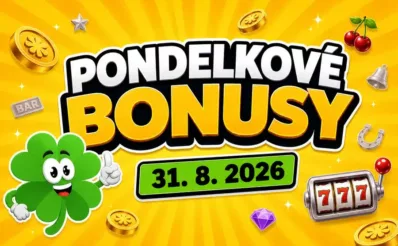 pondelkové bonusy 31.8.2026