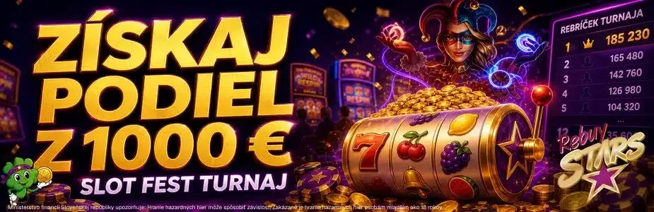 Slot fest turnaj v rebuy Stars