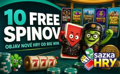 10 free spinov v SazkaHry